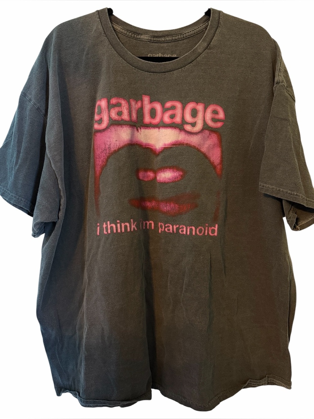 Garbage Band Tee L/XL Oversized EUC